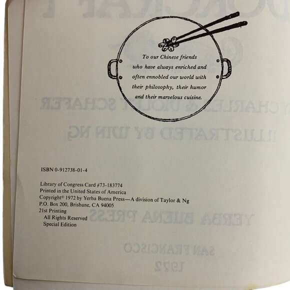 Wokcraft Chinese Cookbook By Charles & Violet Schafer 1972 Paperback Illustrated - Picture 5 of 12